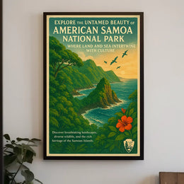 Explore American Samoa National Park Adventure Poster