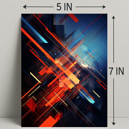 Dynamic Abstract Composition Abstract Poster PosterGoat