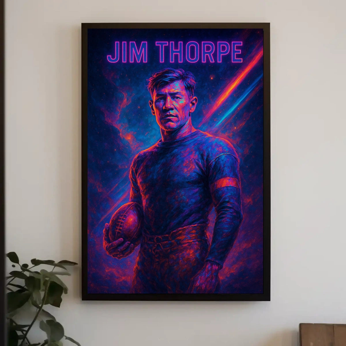Jim Thorpe Legendary Athlete Poster