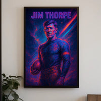 Jim Thorpe Legendary Athlete Poster