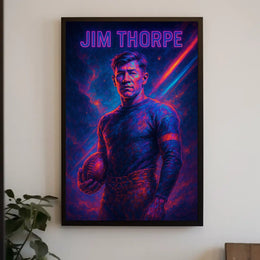 Jim Thorpe Legendary Athlete Poster