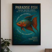 Paradise Fish Fresh Water Jewel Poster