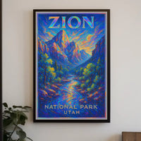 Zion National Park Poster