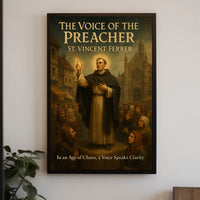 St. Vincent Ferrer in Medieval Town Cultural or Heritage Poster PosterGoat