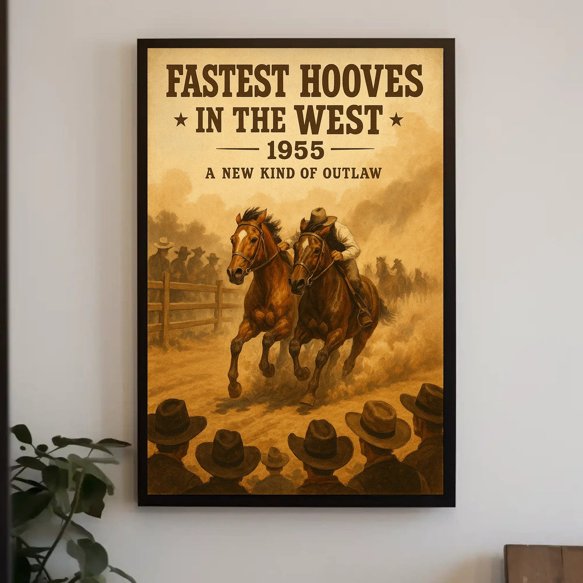 Fastest Hooves in the West Poster