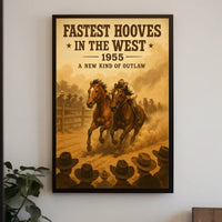 Fastest Hooves in the West Poster