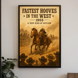 Fastest Hooves in the West Poster