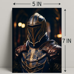 Knight In Shining Armor Poster PosterGoat