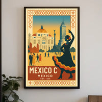 Vibrant Mexico City Poster