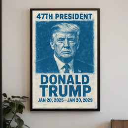 Trump Leadership Legacy Patriotic Portrait Poster