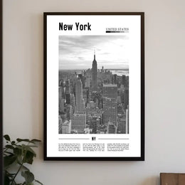 New York City Empire State Building Poster Classic Wall Art