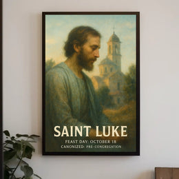 Saint Luke Feast Day Poster