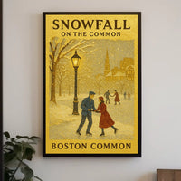 Snowfall On The Common Poster