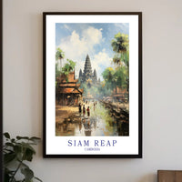 Siem Reap, Cambodia Poster PosterGoat