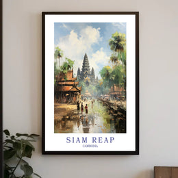 Siem Reap, Cambodia Poster PosterGoat