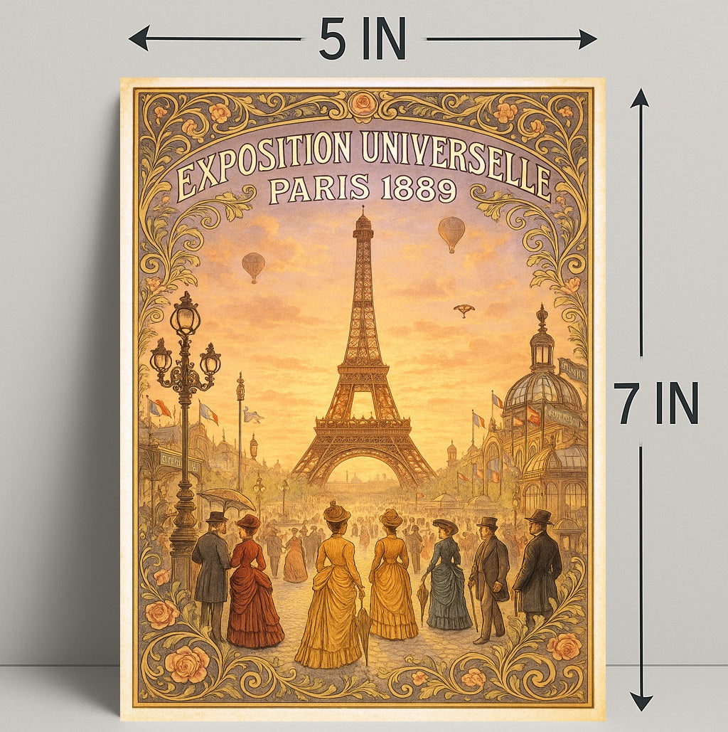 Exposition Universelle Paris 1889 Poster