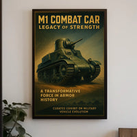 M1 Combat Car Legacy Of Strength Poster