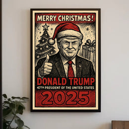 Donald Trump 47th President Poster