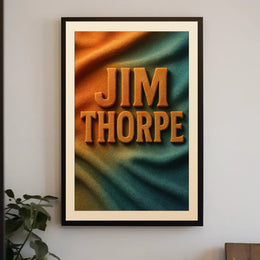 Jim Thorpe Tribute Poster
