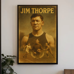 Jim Thorpe Icon of Athletic Excellence Jim Thorpe Poster
