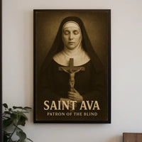 Saint Ava Patron Of The Blind Poster