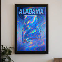 Alabama In Vivid Hues Poster