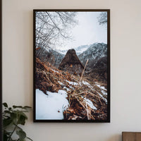 Winter Mountain Retreat Poster