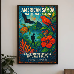 American Samoa Sanctuary National Park Poster