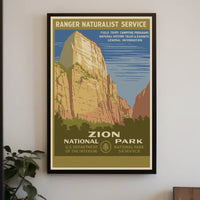 Zion National Park Ranger Programs Poster