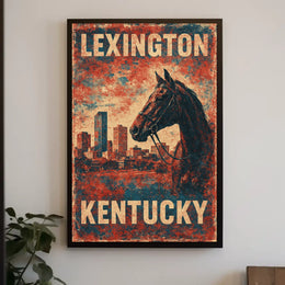 Lexington Kentucky Wanderlust Cityscape Photography Poster
