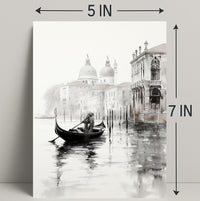 Gondola In Venice A Serene Journey Poster