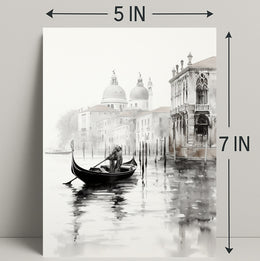 Gondola In Venice A Serene Journey Poster