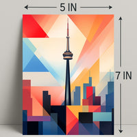 Geometric Skyline Poster