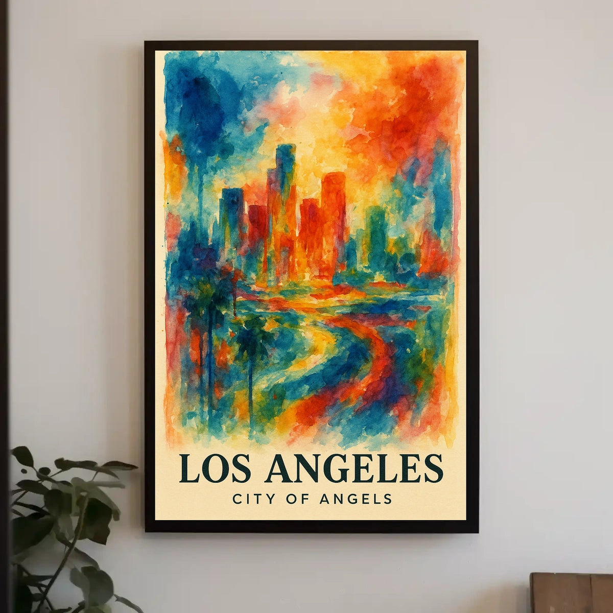 Los Angeles City Of Angels Poster