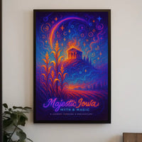 Majestic Iowa Myth Magic Poster