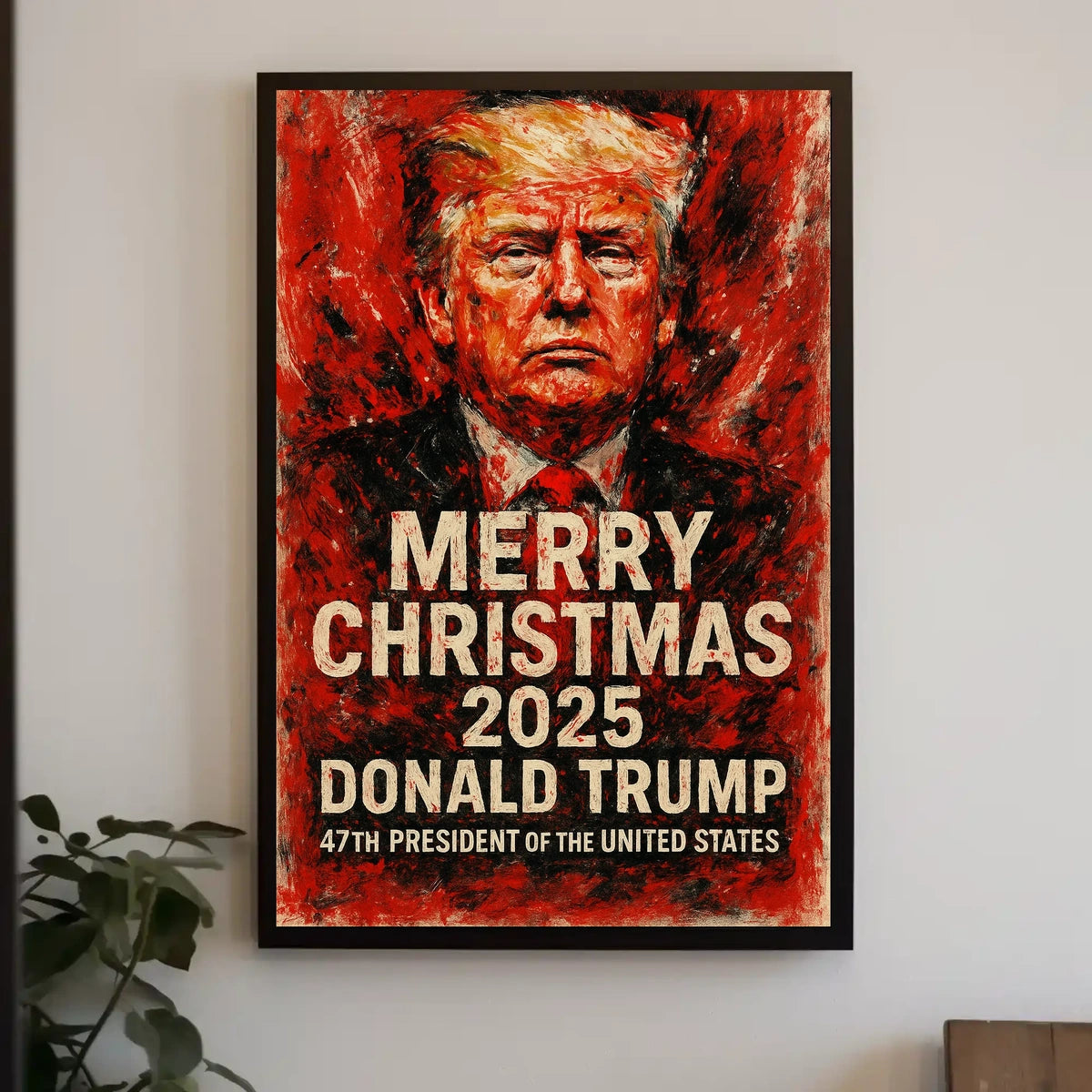 Donald Trump Christmas Holiday 2025 Political Poster