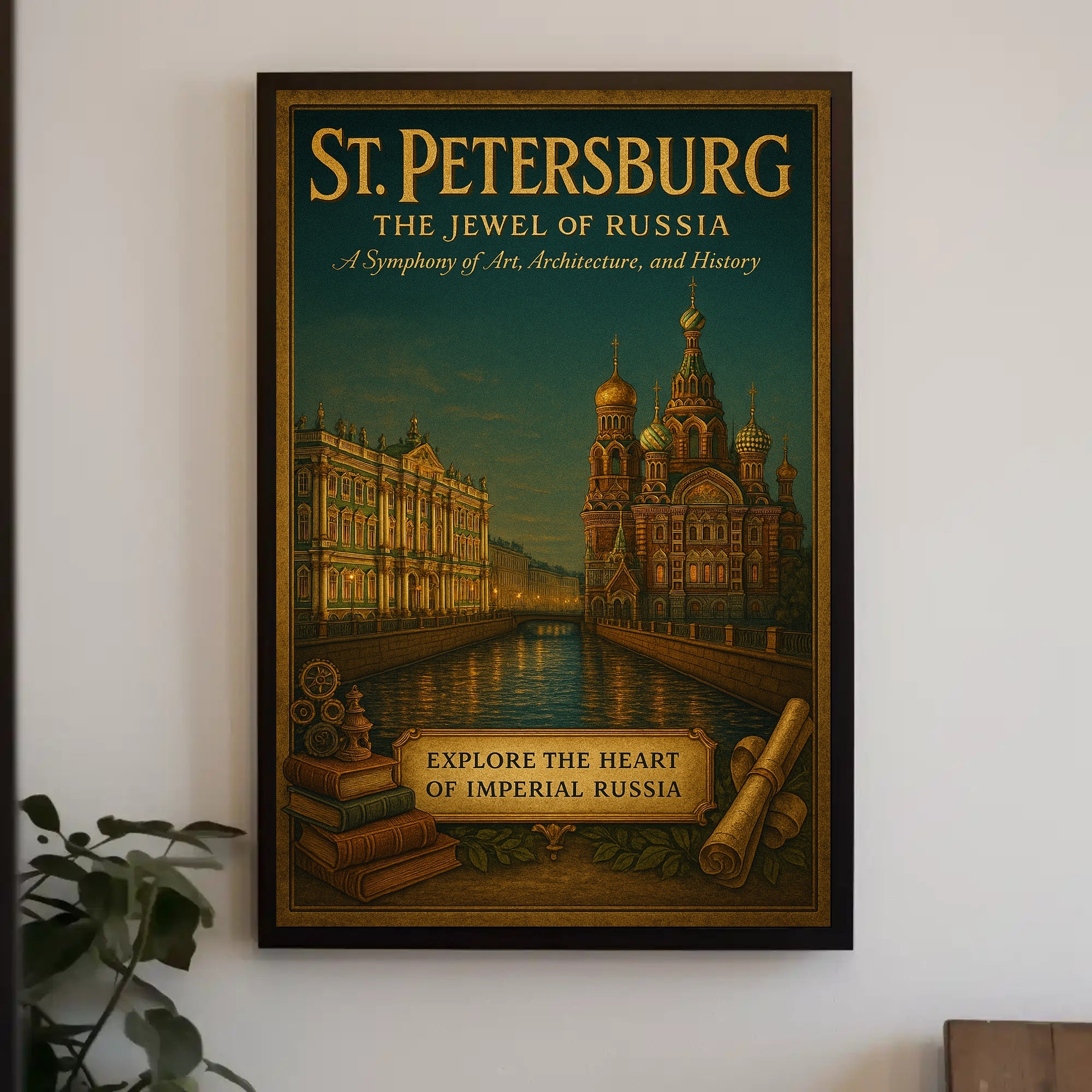 St. Petersburg The Jewel Of Russia Poster