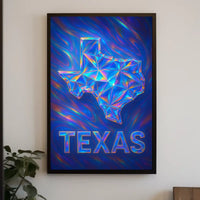 Texas In Prism Poster