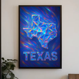 Texas In Prism Poster