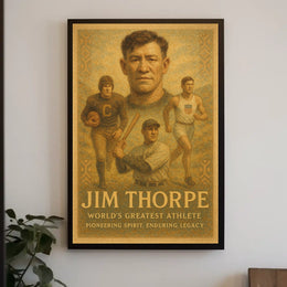 Celebrating a Legend Jim Thorpe Poster
