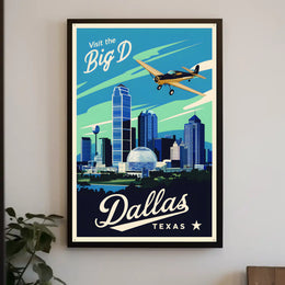 Visit the Big D Poster