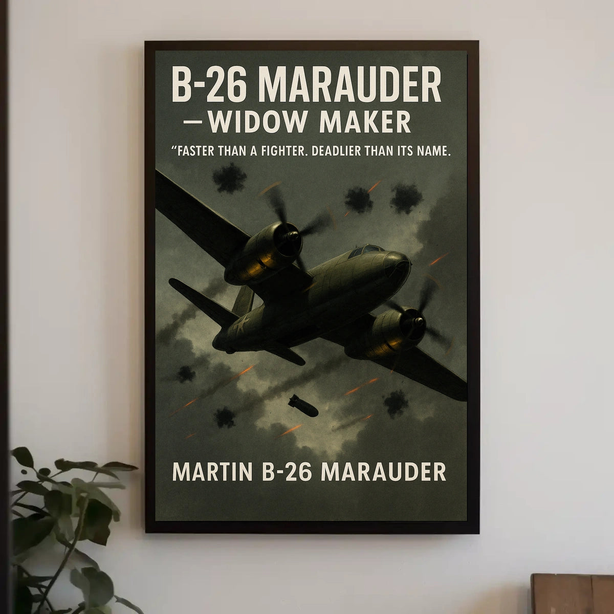 B-26 Marauder - Widow Maker Poster