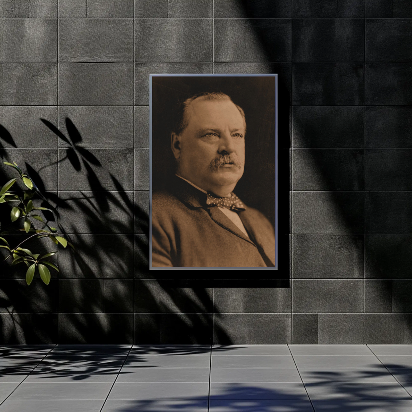 Grover Cleveland 24th President Sepia Photo