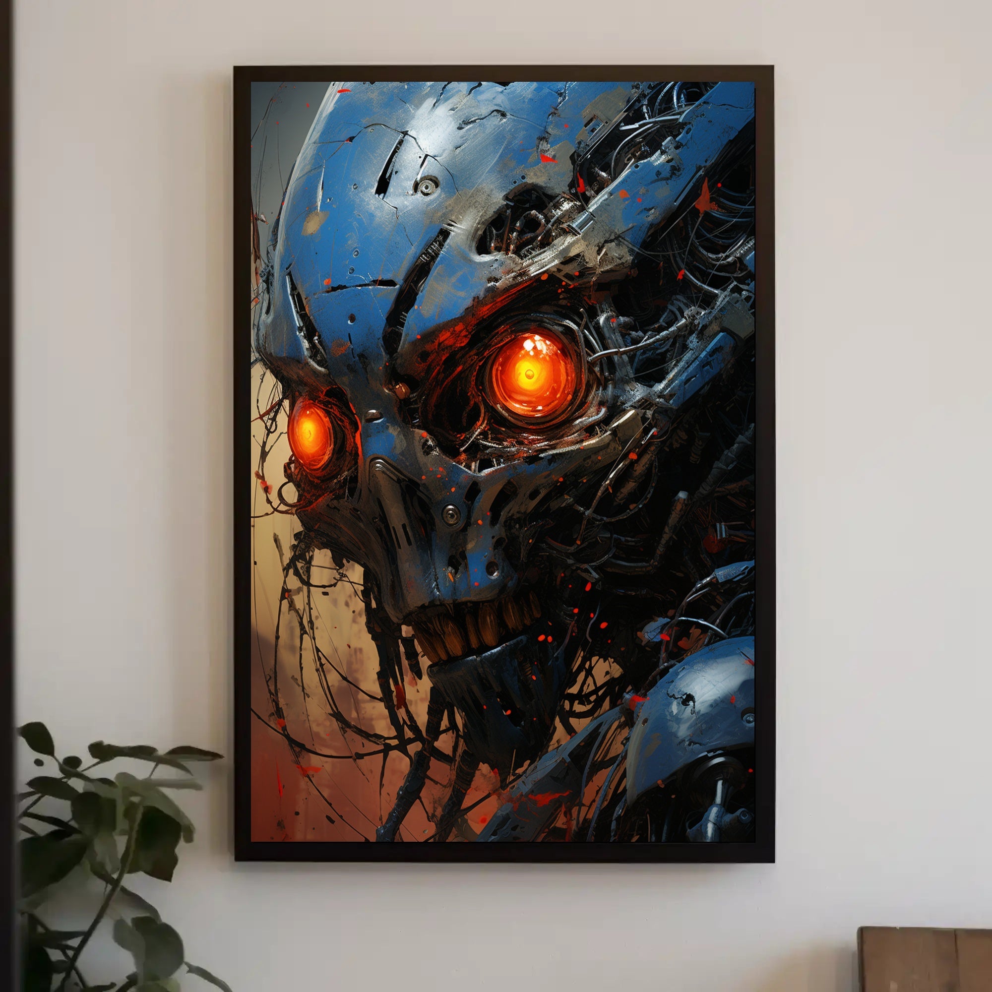 Cybernetic Visage Poster PosterGoat