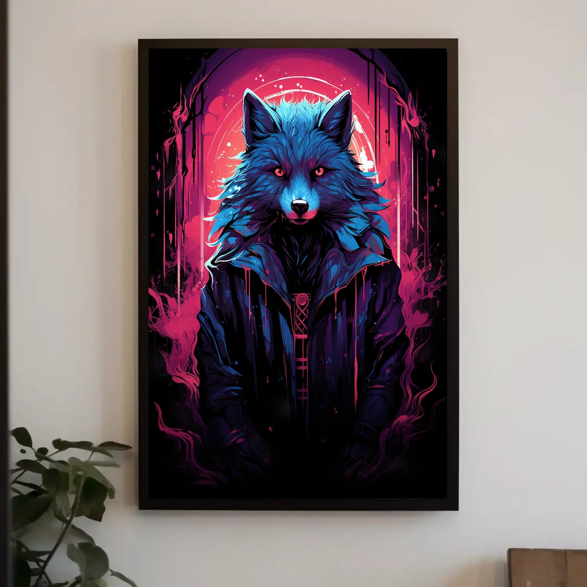 The Enigmatic Wolf Poster