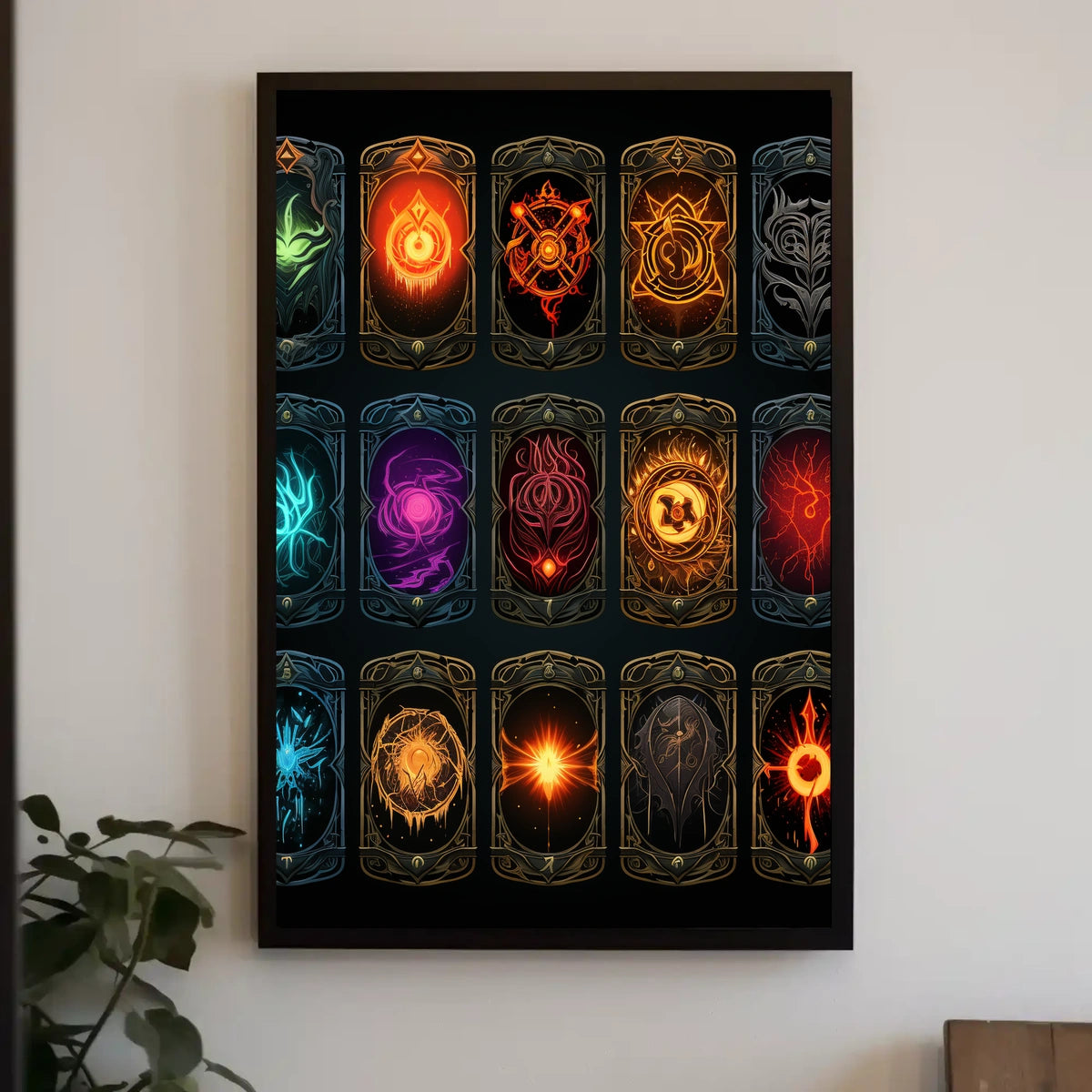 Mystical Symbols Collection Poster