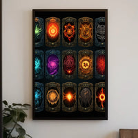 Mystical Symbols Collection Poster