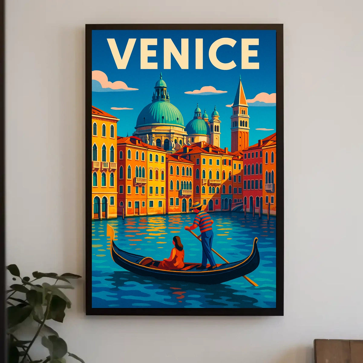 Venice A Vibrant Cityscape Poster