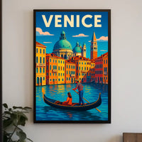 Venice A Vibrant Cityscape Poster
