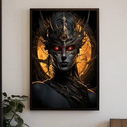 Ethereal Empress Of The Night Poster